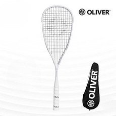 스쿼시 라켓 OLIVER ORC 스쿼시라켓 올리버 화이트 195g 세트, B. 검정과 파랑 190g