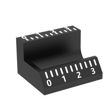 바이알 라벨 어플리케이터 정밀 적용 스티커 정렬 도구 실험실 조절 크기 시간 절약, A. 3ML, 1. One Black