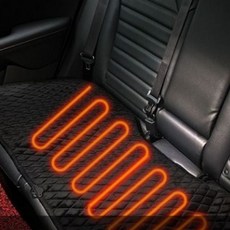 블랙다이아 극세사 열선시트 뒷좌석용 (12V전용)_ 20275423ea, 12V전용