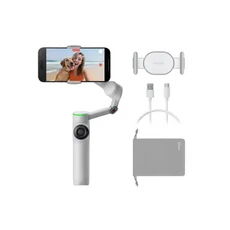 인스타360 플로우 2 시리즈 프로 & 360 인피니트 팬 액티브 줌 트래킹 포켓 AI 필름메이커 스마트폰 리모컨, 08 Grey Standard, 01 China Mainland, 02 Flow 2 Pro