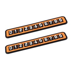 namu 논슬립 주차알림판, 오렌지, 2개