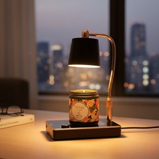 Les Nez 融蠟燈 大理石融蠟燈 贈蠟燭, 霧黑金