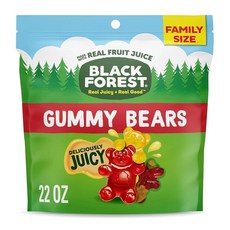 BLACK 블랙 Forest Gummy BEAR 이어s 과일 맛 맛있게 육즙 진짜 과일 주스로 제작 학교 간식 623.7g22온스, 블랙포레스트 Black Forest Gummy, Bea