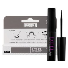 LOIEL 속눈썹 접착제, 블랙, 1개