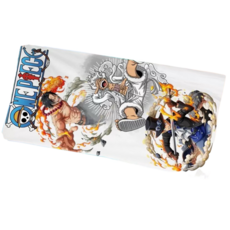 航海王浴巾 70x140cm - 柔軟親膚，吸水速乾，航海王授權圖案, 多色混合, 1個