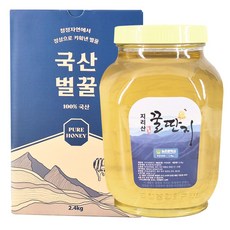 지리산 사양 벌꿀 아카시아 꿀, 1개, 2.4kg