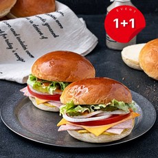 바른웰 브리오슈 버거번50, 500g, 2개