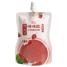 i oh 啵啵飲西瓜牛奶，低卡高蛋白，方便即飲，補充多種維生素，適合各族群, 35g, 1個