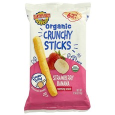 Earth's Best Crunchy Sticks 6+ Months Strawberry Banana 0.56 oz (16 g), 1개