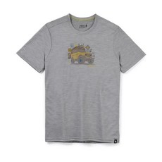 Smartwool 美麗諾羊毛圖案T恤，透氣舒適戶外休閒首選，展現獨特風格