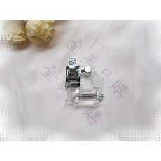 L型/便利式可調式5mm-20mm滾邊固定式壓布腳 適用舊式直線傳統縫紉機, 一般便利式家用款(圖3)