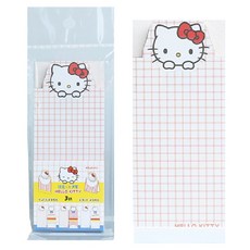산리오 뜯어내는 메모, 헬로키티, 1개, 45매
