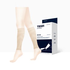 디스크랩 의료용 종아리 압박 밴드 스타킹 양쪽 세트 TB501 살색 1세트, 종아리/무릎형, 1개