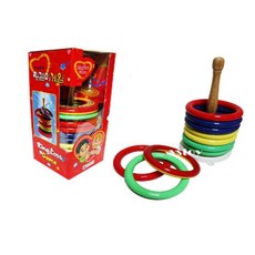 링쌓기 장난감 고리 던지기 어린이 아동 놀이 장난감, 본상품