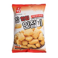 인절미 과자/스낵 어르신 할머니 과자 간식 참한입 콩가루, 1개, 130g