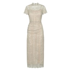 로테이트비르거크리스텐슨 레이스 디테일 미디 드레스