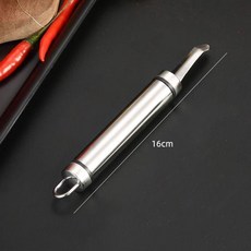 不鏽鋼蝦線剔除器 挖蝦胃 龍眼去核器, 蝦線剔除器1個裝可去蝦胃蝦線挖龍眼, 1個