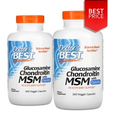 [2세트] 닥터스베스트 옵티 MSM 콘드로이친 글로코사민 360 베지캡슐 엠에스엠 황산염, 360정, 2통