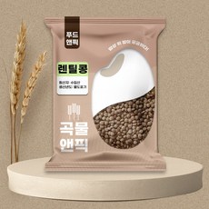 수입산 브라운 렌틸콩 렌즈콩, 1개, 1kg