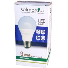 솔모루테크 LED전구9W-백열전구(60W 80W) 대체, 전구색, 2개