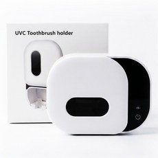 구강건강연구소 가정용 휴대용 UVC-LED 칫솔살균기, 화이트, STB-705
