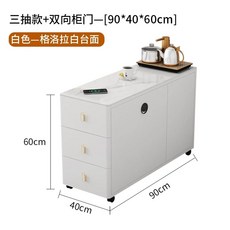 협탁 수납장 소파옆 서랍형 침대옆 틈새 거실 침대협탁, U01KSY7DPA9YFQ7TYT3W6N9PWM-041, 1개, AO. 화이트 2문 3서랍 90x40x60 자가설치
