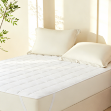 마이라이크 알러지케어 먼지없는 누빔 침대패드 워싱 고정밴드형, 화이트