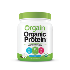 Orgain 植物蛋白蛋白質補充劑香草味 462g, 1個, 462克