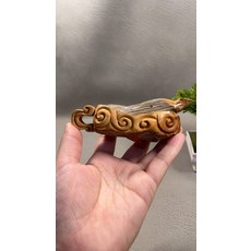 崖柏 把把壺手把件, 如圖所示, 1個