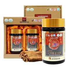 건강기능식품 6년근 고려홍삼 100 (1Box 250gX2병), 250g