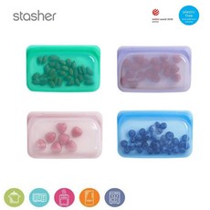 Stasher 長形白金矽膠密封袋 (不挑色), 不挑色1個
