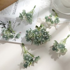 4頭仿真花 DIY簪花 繡球花 婚慶新娘頭飾髮飾配件, 13, 1個