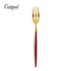 Cutipol MIO 紅金霧面不銹鋼 主餐叉 葡萄牙手工餐具, 1個