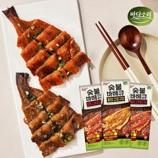바다소리 숯불 바베큐 양념 황태 구이 120g 전자레인지 구운 생선 2+1