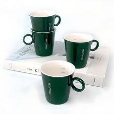 Paulus 新款即溶咖啡馬克杯, 綠色, 4個