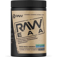 Raw Nutrition EAA胺基酸補充沖泡粉 奇異果藍莓口味, 1罐, 315g