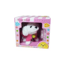강아지인형 음성인식 작동완구 말하는 마르티즈 장난감, 15cm, 1개
