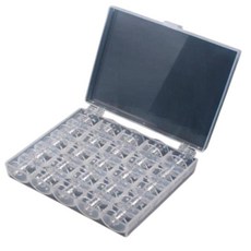 미술공예 보빈(25p)보관 칸나눔 실정리 케이스 초등미술 미술키트 플라스틱북알, 2세트