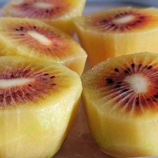 [순한뜰] 제주산 레드키위 산지직송 국내산 프리미엄 과일, 1세트, 중과 2kg (개당 50~70g)