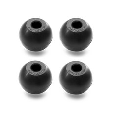 블랙스미스 볼캡 4개입 의자1개용 낚시/캠핑체어/테이블 파쇄석 자갈에서 체어보호, 블랙_16mm(4개입), 1개