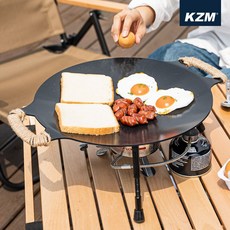 KZM 黑皮不沾桌上型烤盤 33cm 含收納袋, 1個