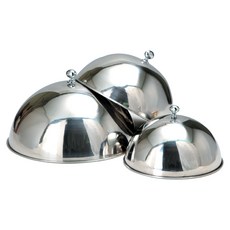 남문종합주방 원형 후드 커버 스텐원형돔카바 음식커버 스텐볼록뚜겅, 1개, 스텐돔커버