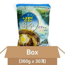 참맛식품 설악냉면육수 360g X30개, 30개
