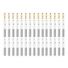 30pcs 튜닝 핀 손톱 황동 리벳이있는 거짓말 하프 작은 하프 뮤지컬 끈 도구, 실버 &amp; 골드