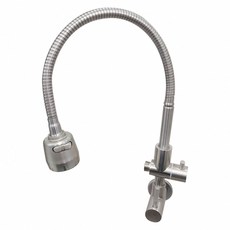 蝴蝶衛浴 304不鏽鋼單冷壁式兩用水龍頭 萬向大頭 單冷水 整合型兩用 壁式, 1個, 兩用-單冷-壁式-萬向