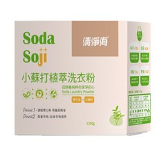 清淨海 小蘇打植萃洗衣粉 1200g, 1個