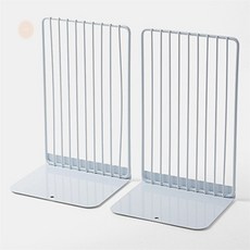 지셀스토어 화이트 L자 북엔드 2p 책상선반