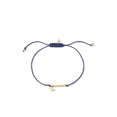 시드니에반 이블 아이 14K 옐로 골드 다이아몬드 코드 브레이슬릿