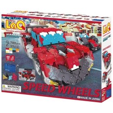 LaQ 極速酷輪拼接積木 780pcs 日本製造3D益智玩具, 多色, 1個