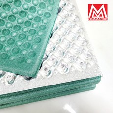캠핑매트 두꺼운 발포매트 200x140 은박방수코팅 중형